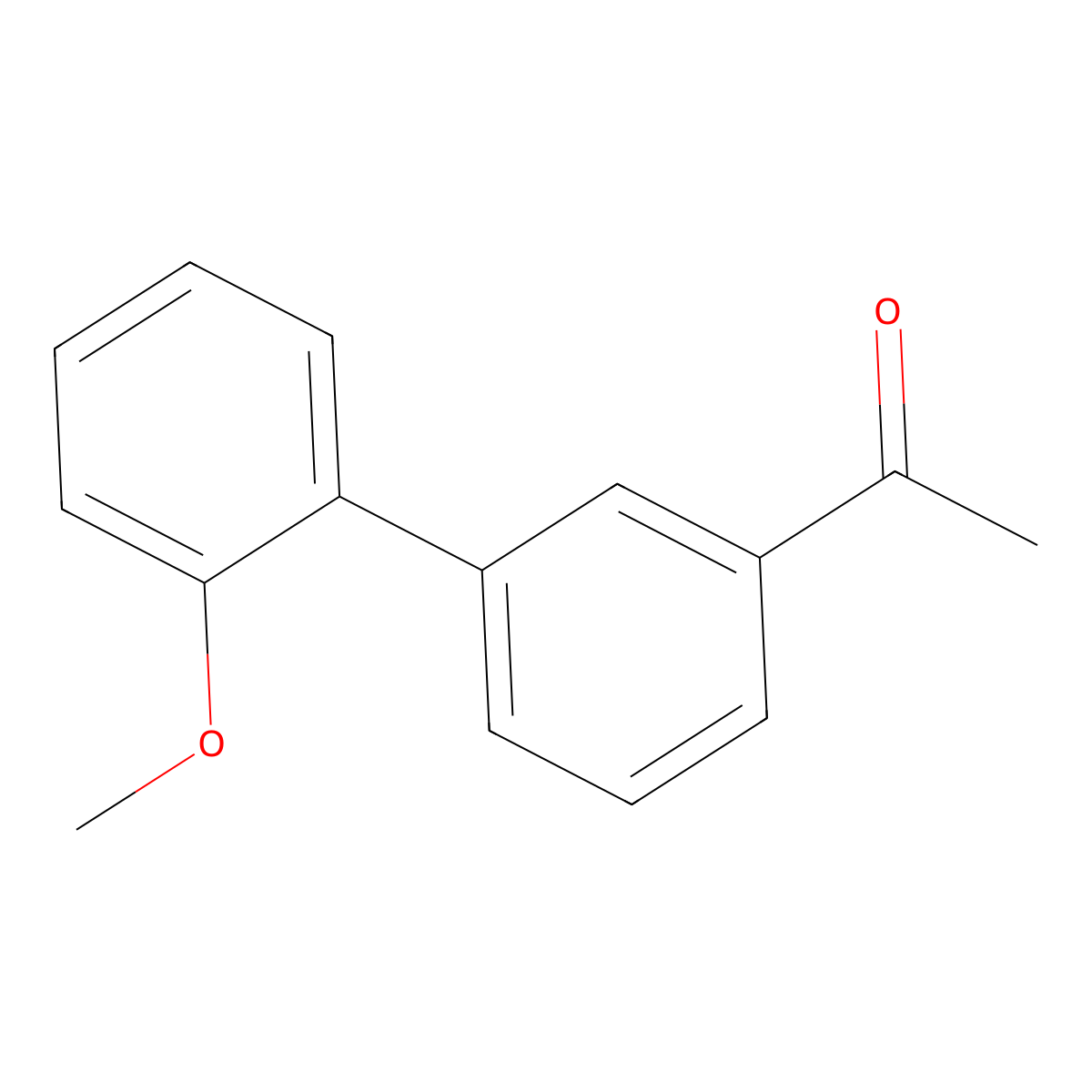 1-(2'-Methoxy-[1,1'-biphenyl]-3-yl)ethanone molecular structure, CAS 568572-34-9