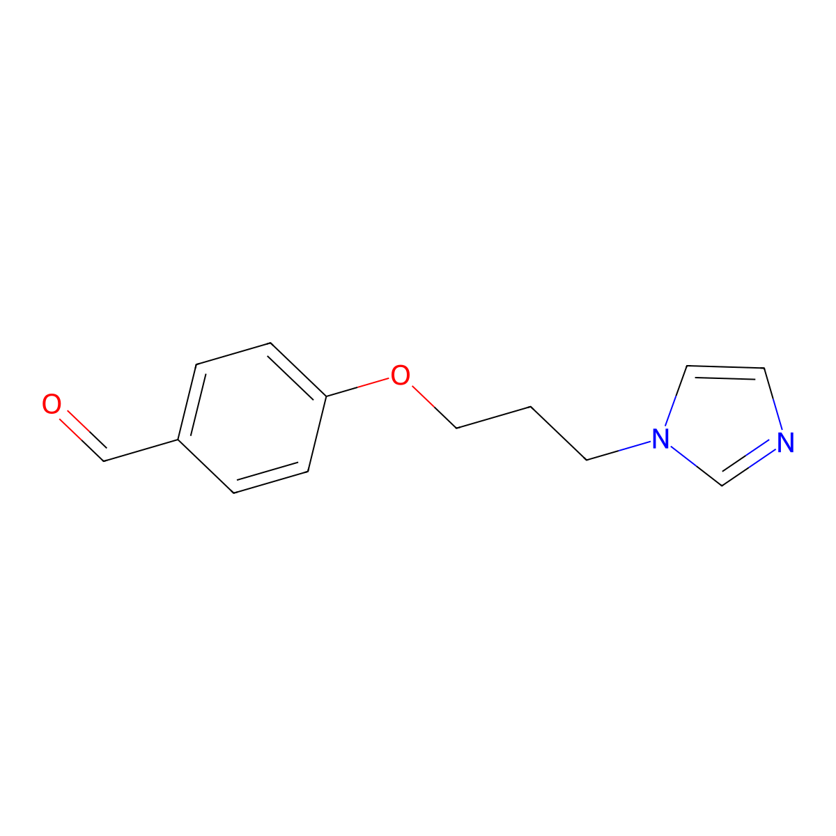 4-[3-(1H-Imidazol-1-YL)propoxy]benzaldehyde molecular structure, CAS 568594-04-7