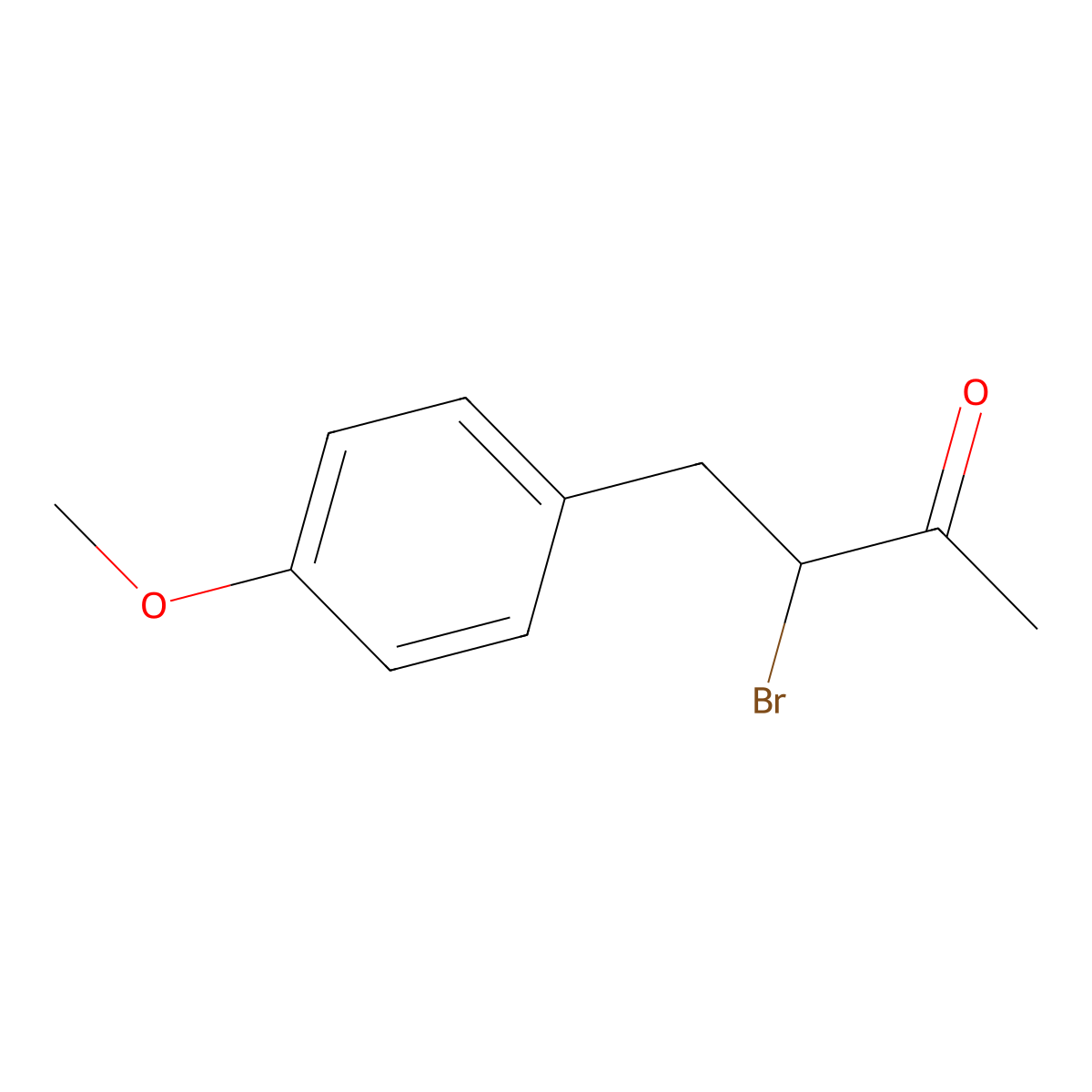 3-Bromo-4-(4-methoxyphenyl)butan-2-one molecular structure, CAS 568595-08-4