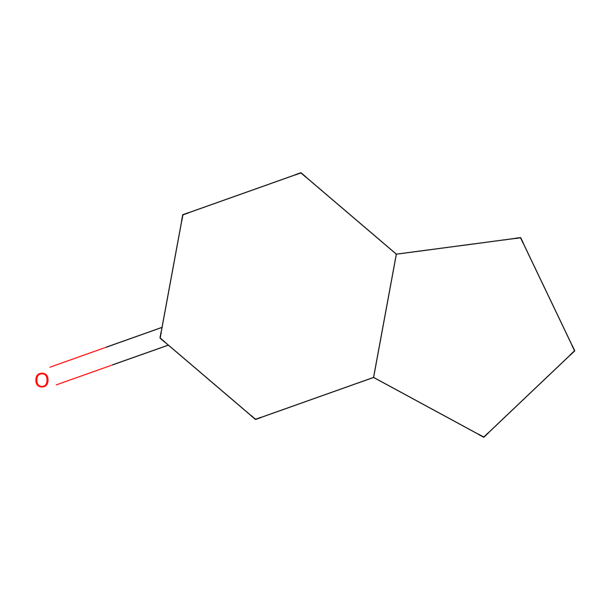 Octahydro-5H-inden-5-one molecular structure, CAS 5686-84-0