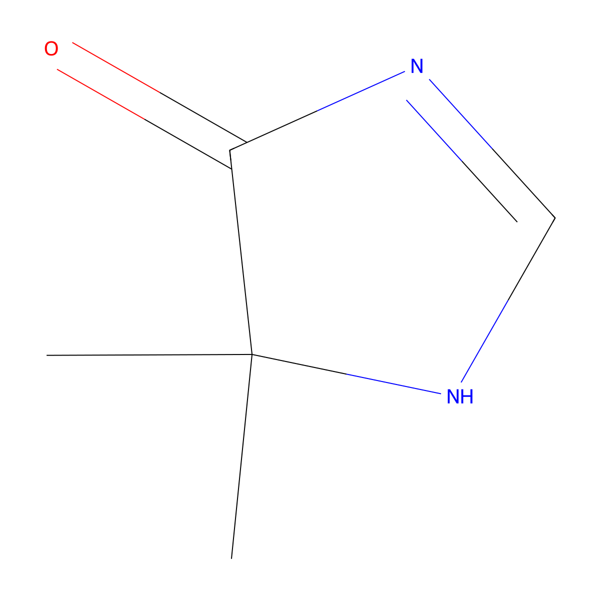 Dimethylimidazolinone molecular structure, CAS 56863-40-2