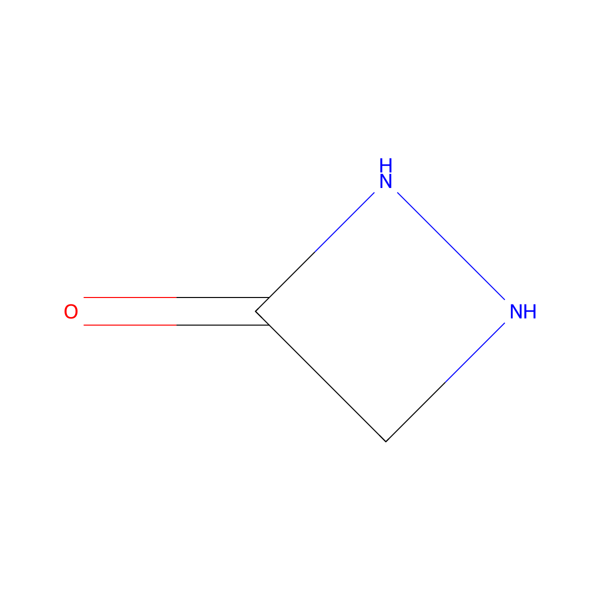 1,2-Diazetidin-3-one molecular structure, CAS 5687-02-5