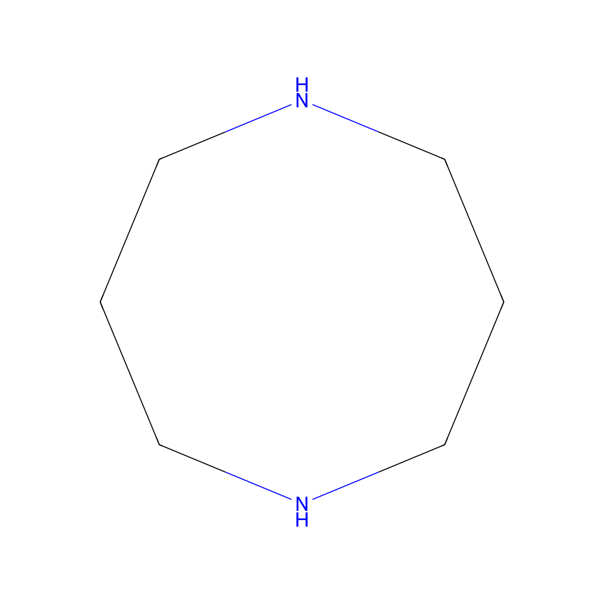 1,5-Diazocane molecular structure, CAS 5687-07-0