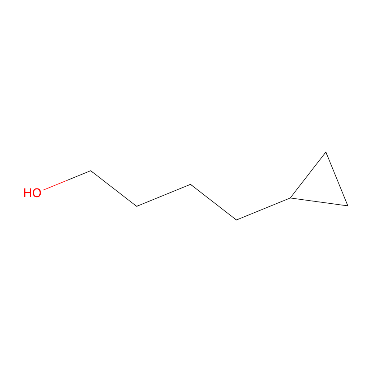 4-Cyclopropylbutan-1-ol molecular structure, CAS 5687-83-2
