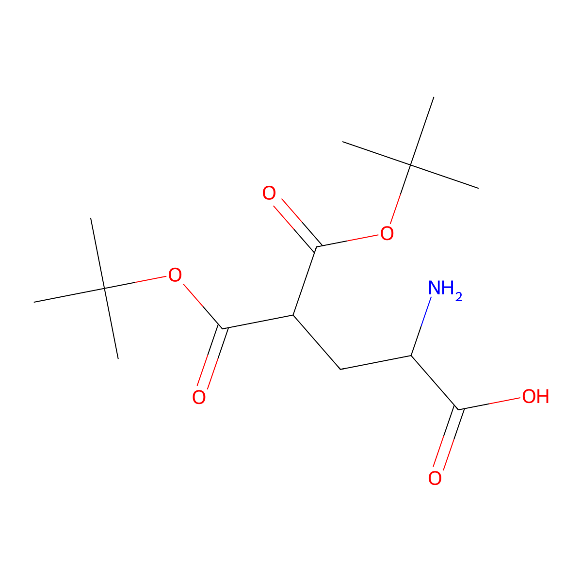 gamma-Carboxyglutamic Acid gamma,gamma-Di-t-butyl Ester molecular structure, CAS 56877-44-2