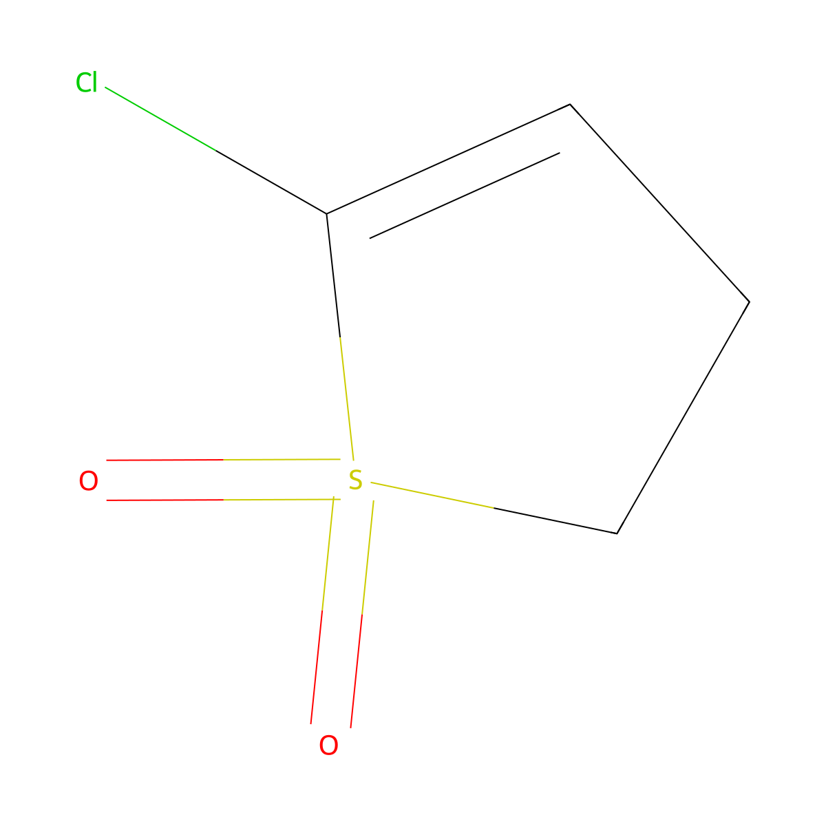5-Chloro-2,3-dihydrothiophene 1,1-dioxide molecular structure, CAS 56879-02-8