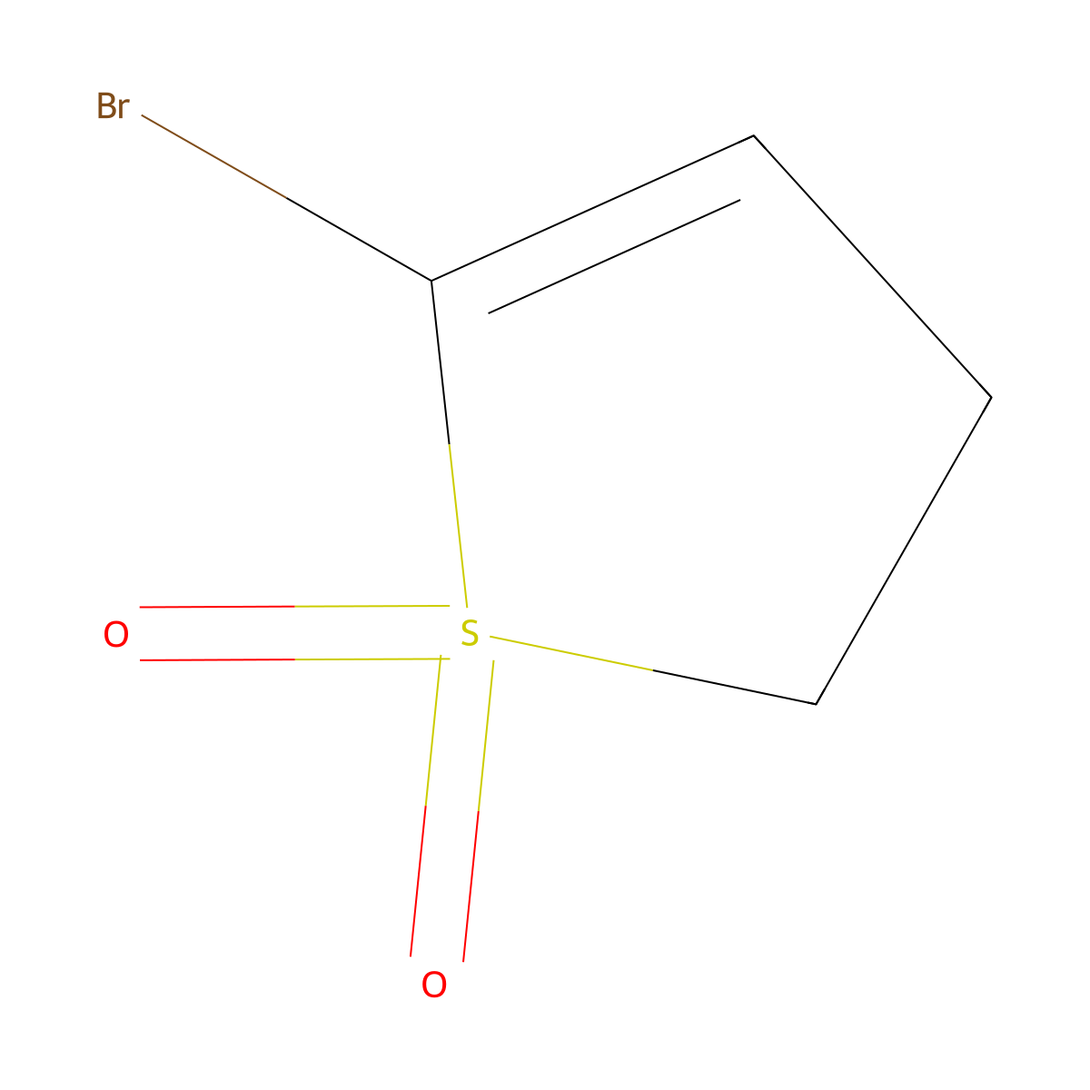 5-Bromo-2,3-dihydrothiophene 1,1-dioxide molecular structure, CAS 56879-03-9