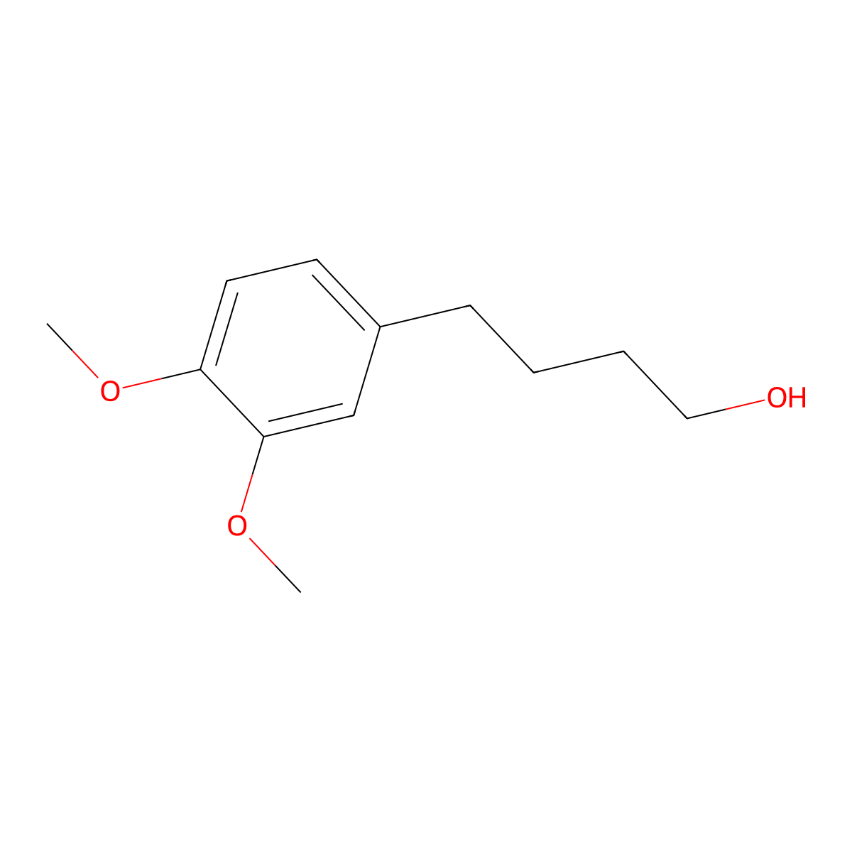 4-(3,4-Dimethoxyphenyl)butan-1-ol molecular structure, CAS 56880-86-5
