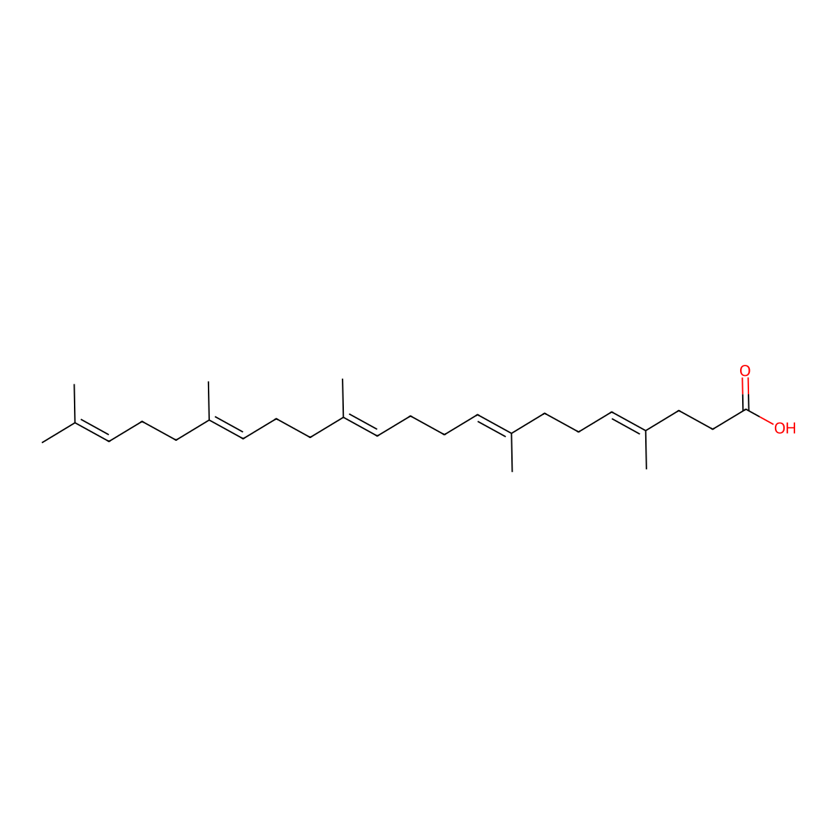Turbinaric acid molecular structure, CAS 56882-00-9