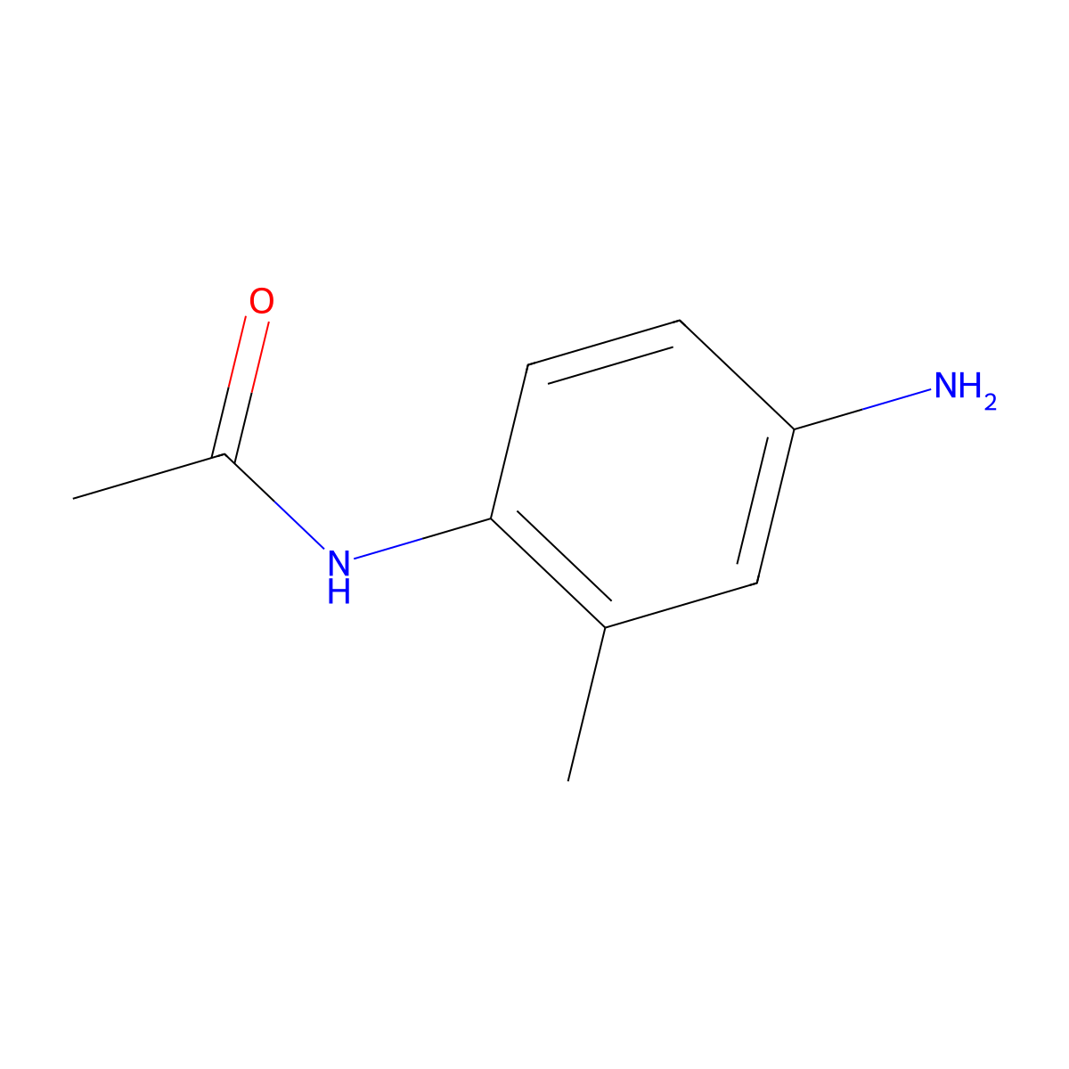 4'-Amino-2'-methylacetanilide molecular structure, CAS 56891-59-9