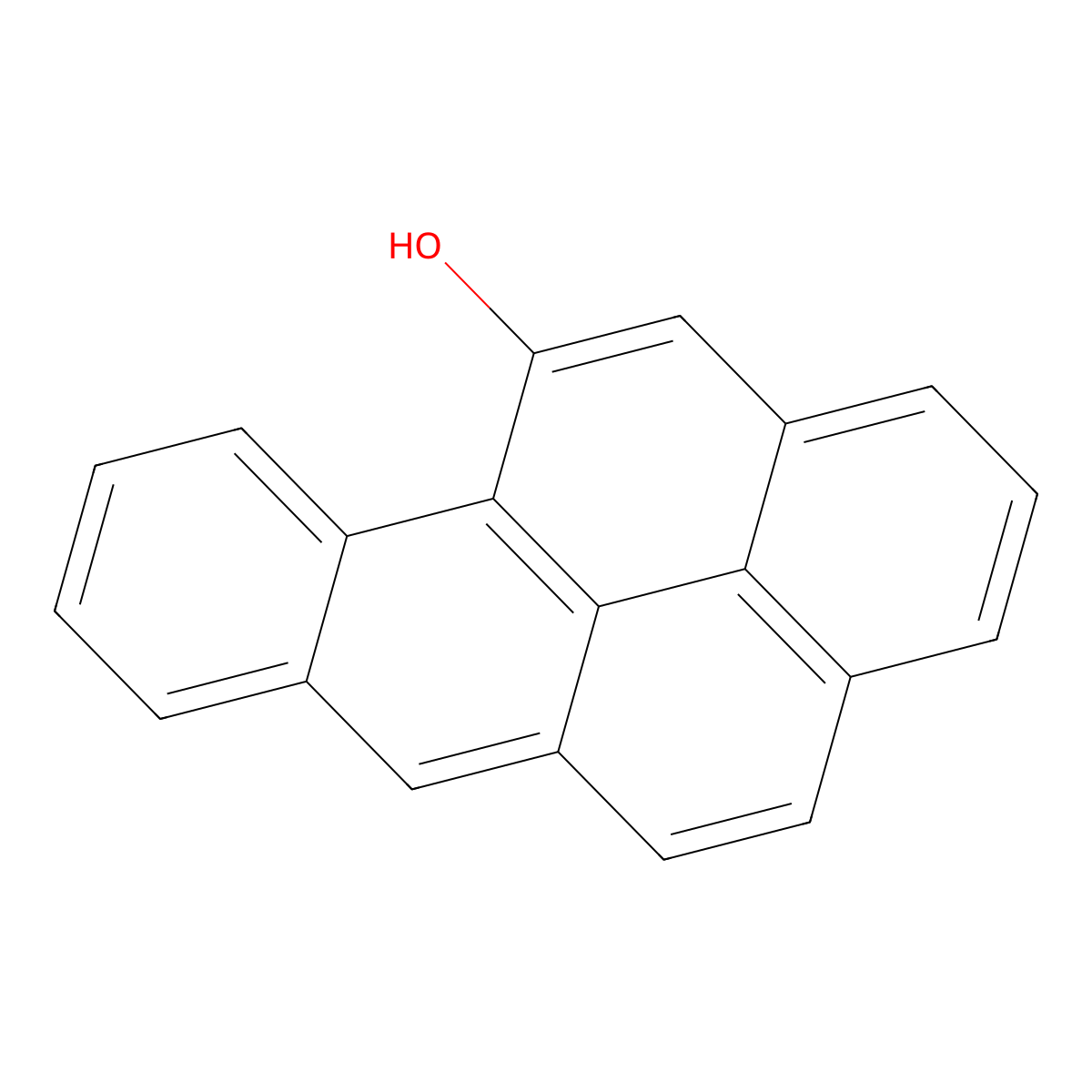 11-Hydroxybenzo(a)pyrene molecular structure, CAS 56892-32-1