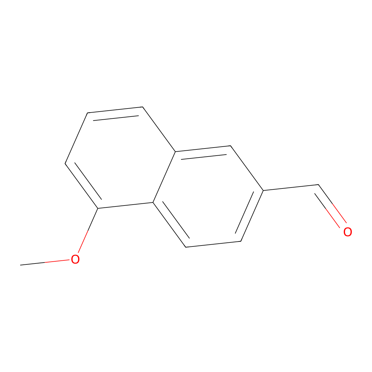 5-Methoxynaphthalene-2-carbaldehyde molecular structure, CAS 56894-94-1