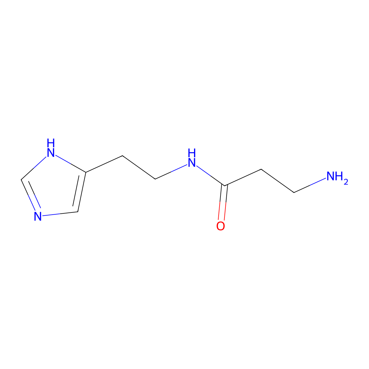 Carcinine molecular structure, CAS 56897-53-1