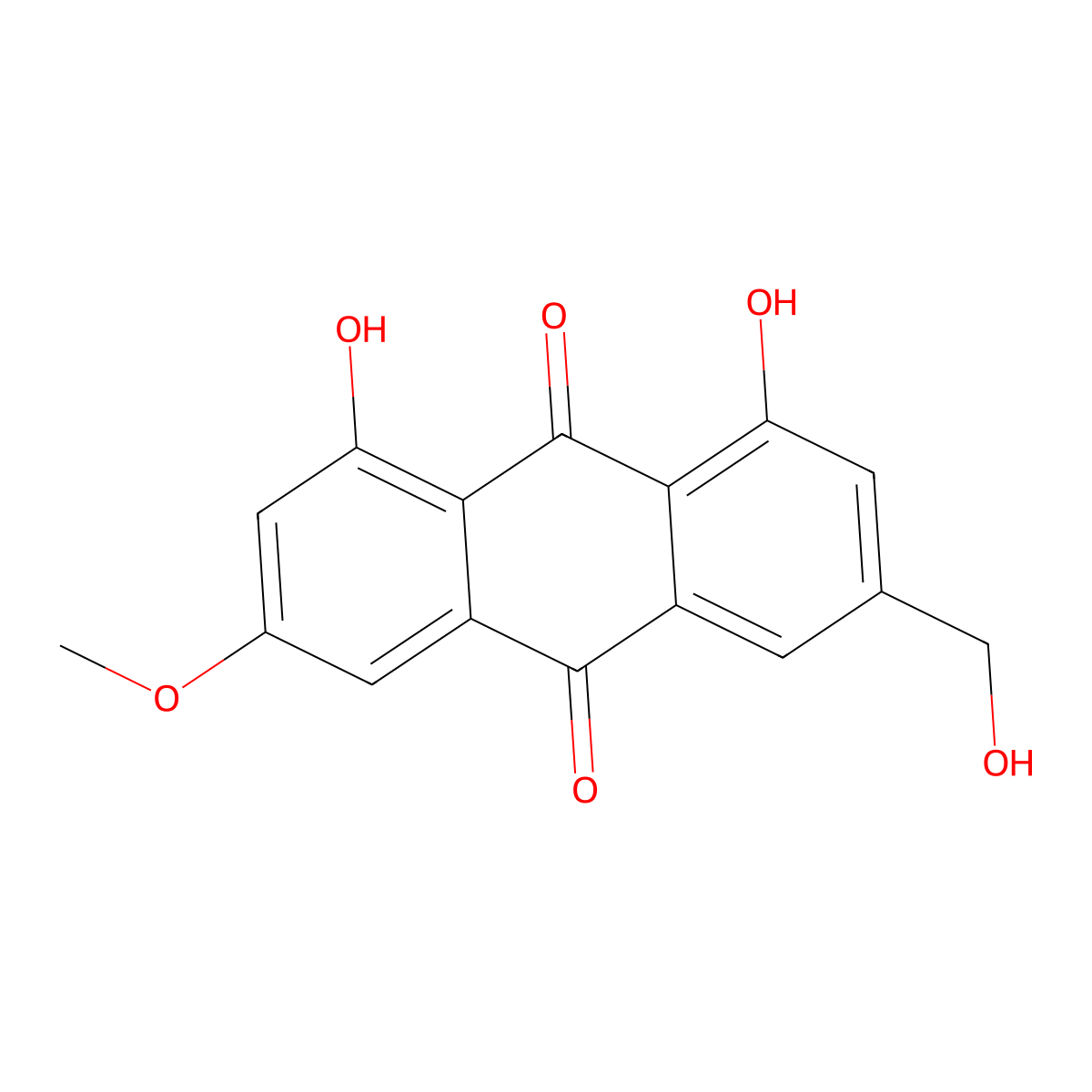 Fallacinol molecular structure, CAS 569-05-1