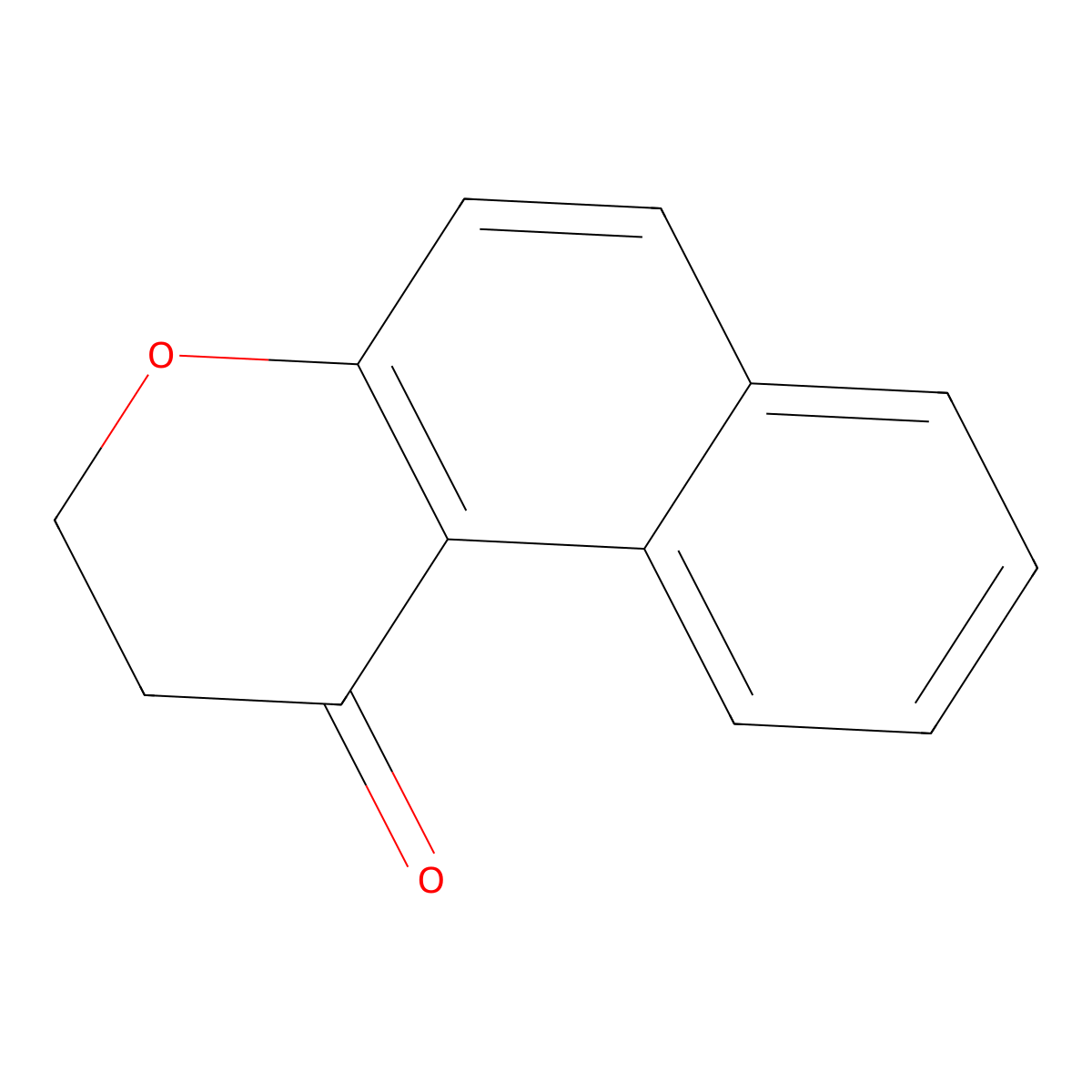 2,3-Dihydrobenzo(f)chromen-1-one molecular structure, CAS 5690-03-9