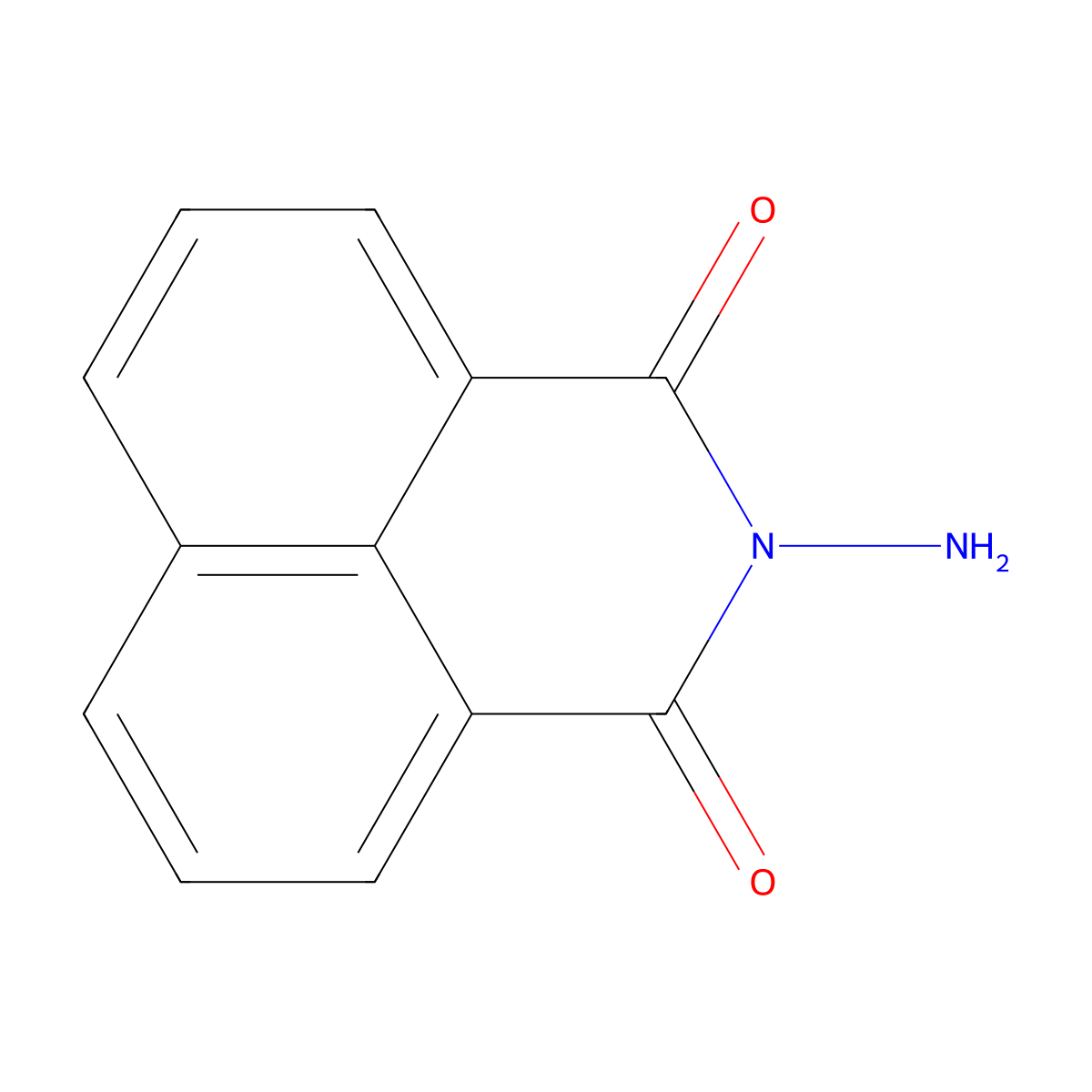 N-Aminonaphthalimide molecular structure, CAS 5690-46-0