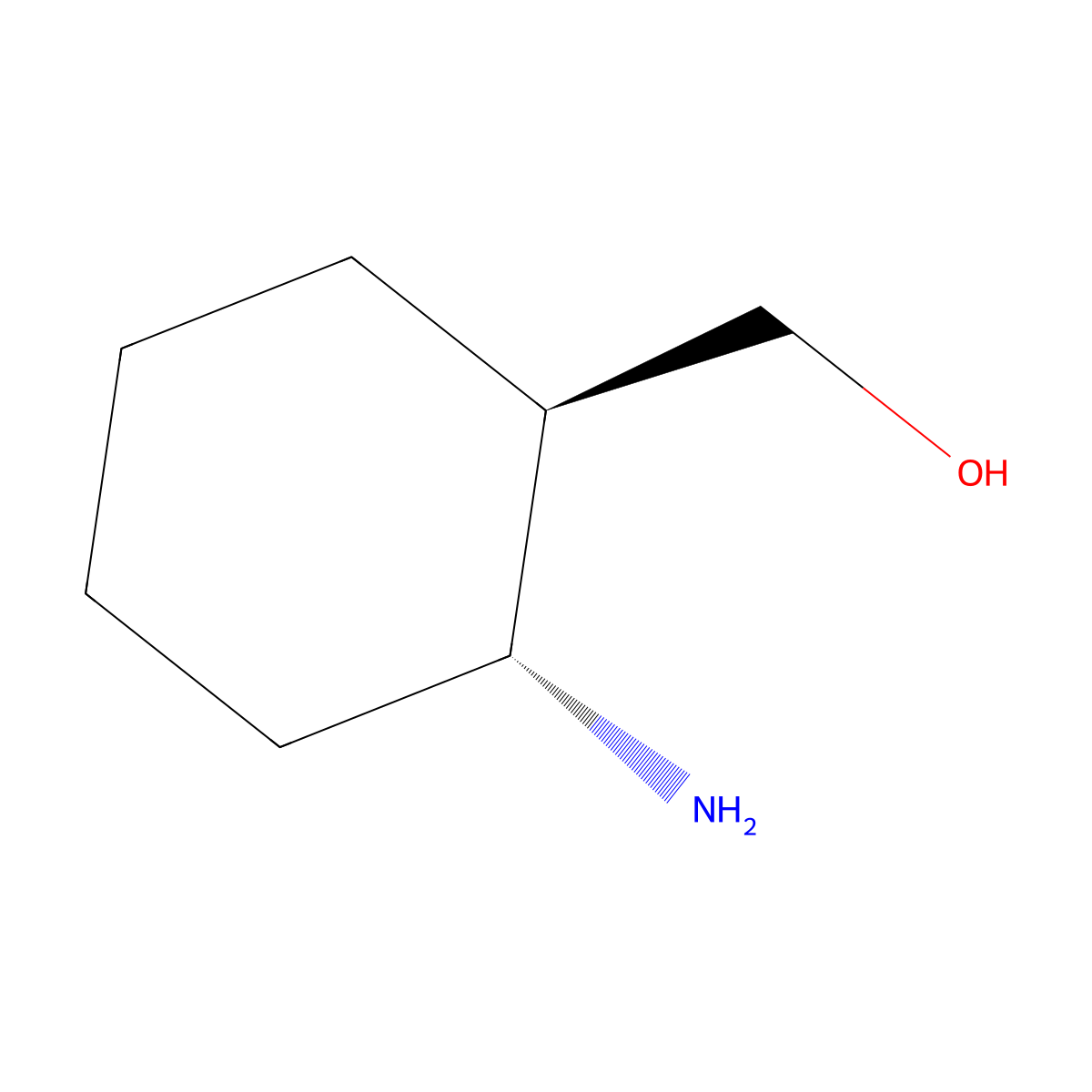 trans-(2-Aminocyclohexyl)methanol molecular structure, CAS 5691-21-4