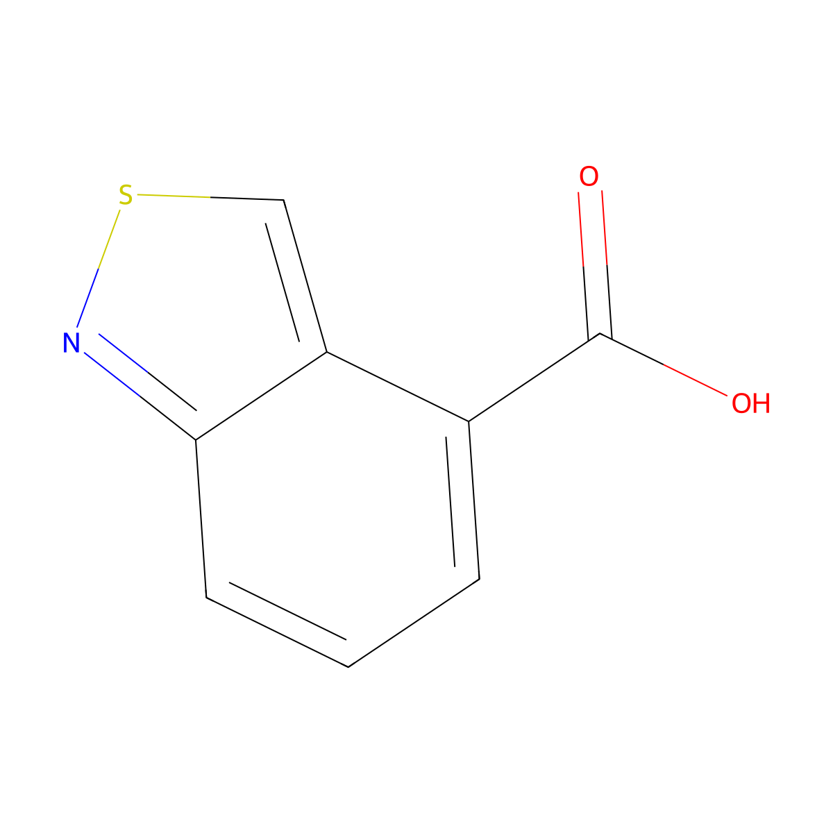 Benzo[c]isothiazole-4-carboxylic acid molecular structure, CAS 56910-99-7