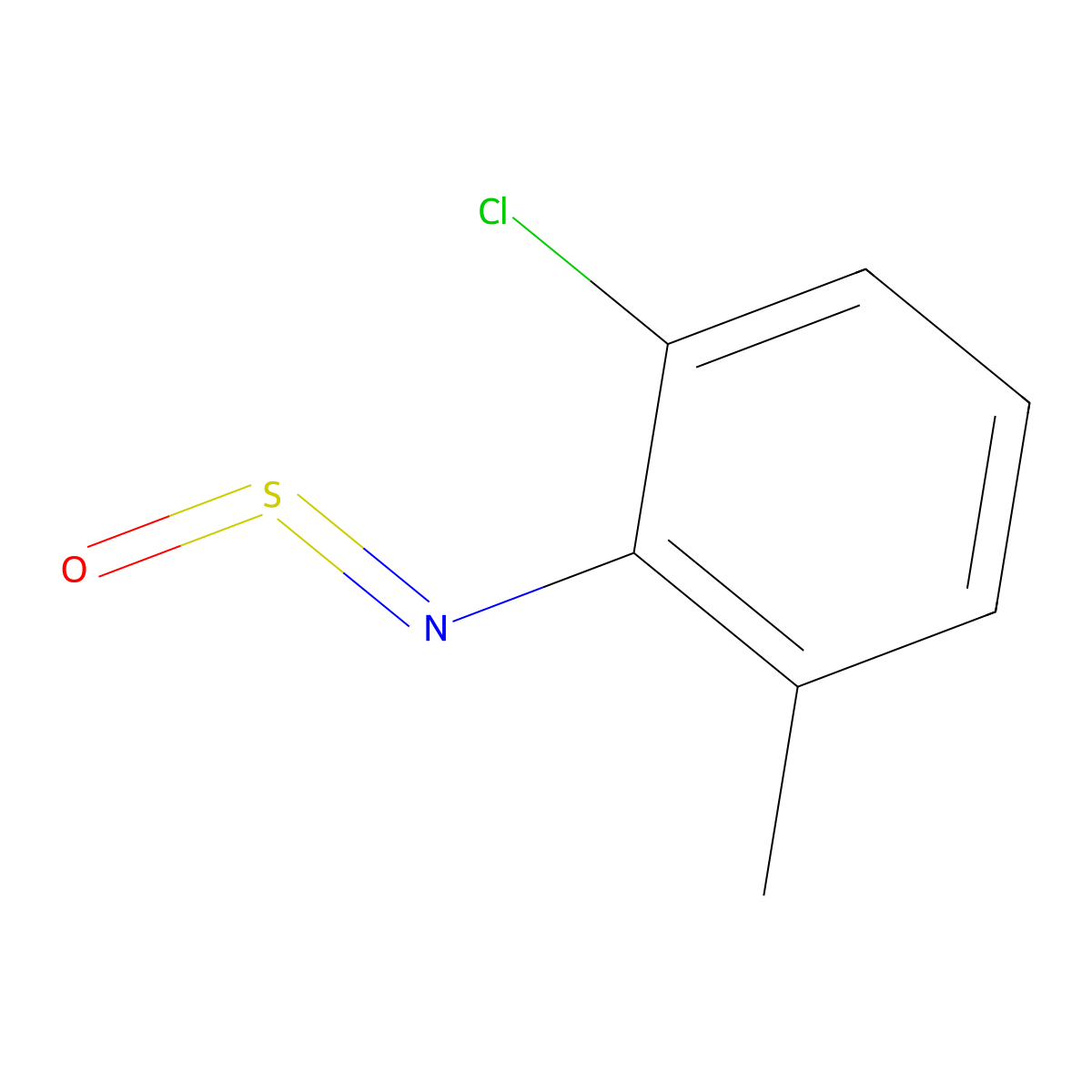 1-Chloro-3-methyl-2-(sulfinylamino)benzene molecular structure, CAS 56911-07-0