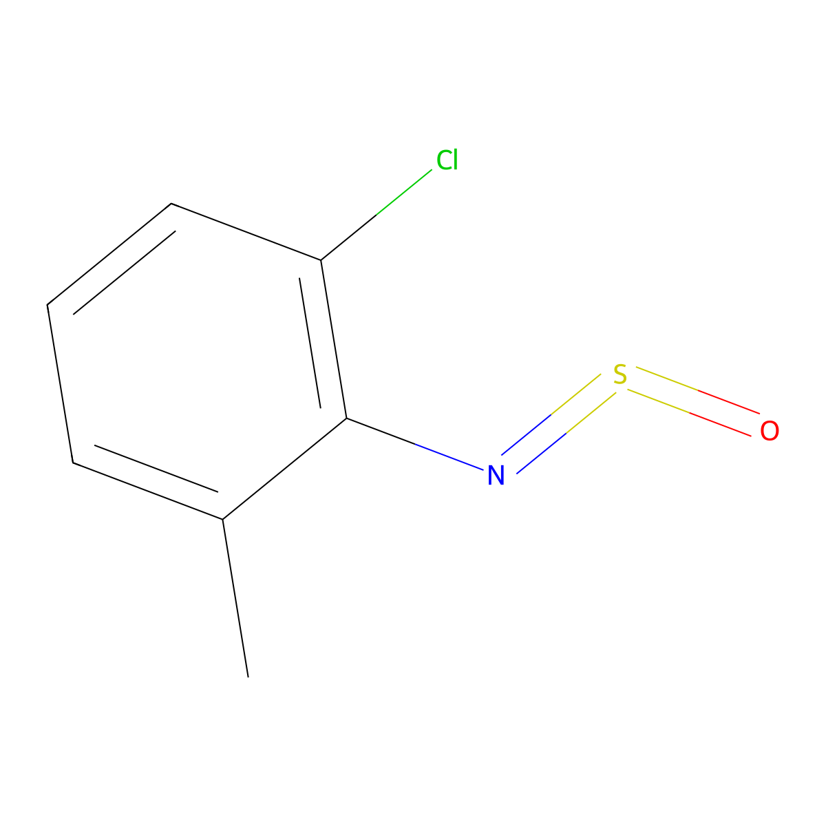 1-Chloro-3-methyl-2-(sulfinylamino)benzene molecular structure, CAS 56911-07-0