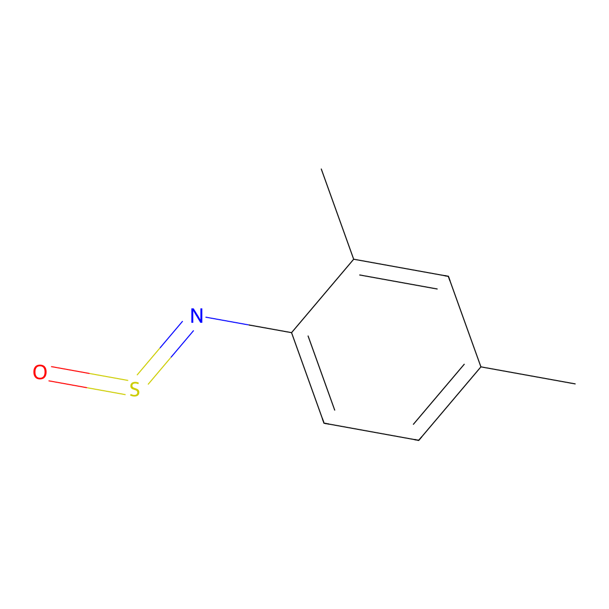 2,4-Dimethyl-1-(sulfinylamino)benzene molecular structure, CAS 56911-12-7