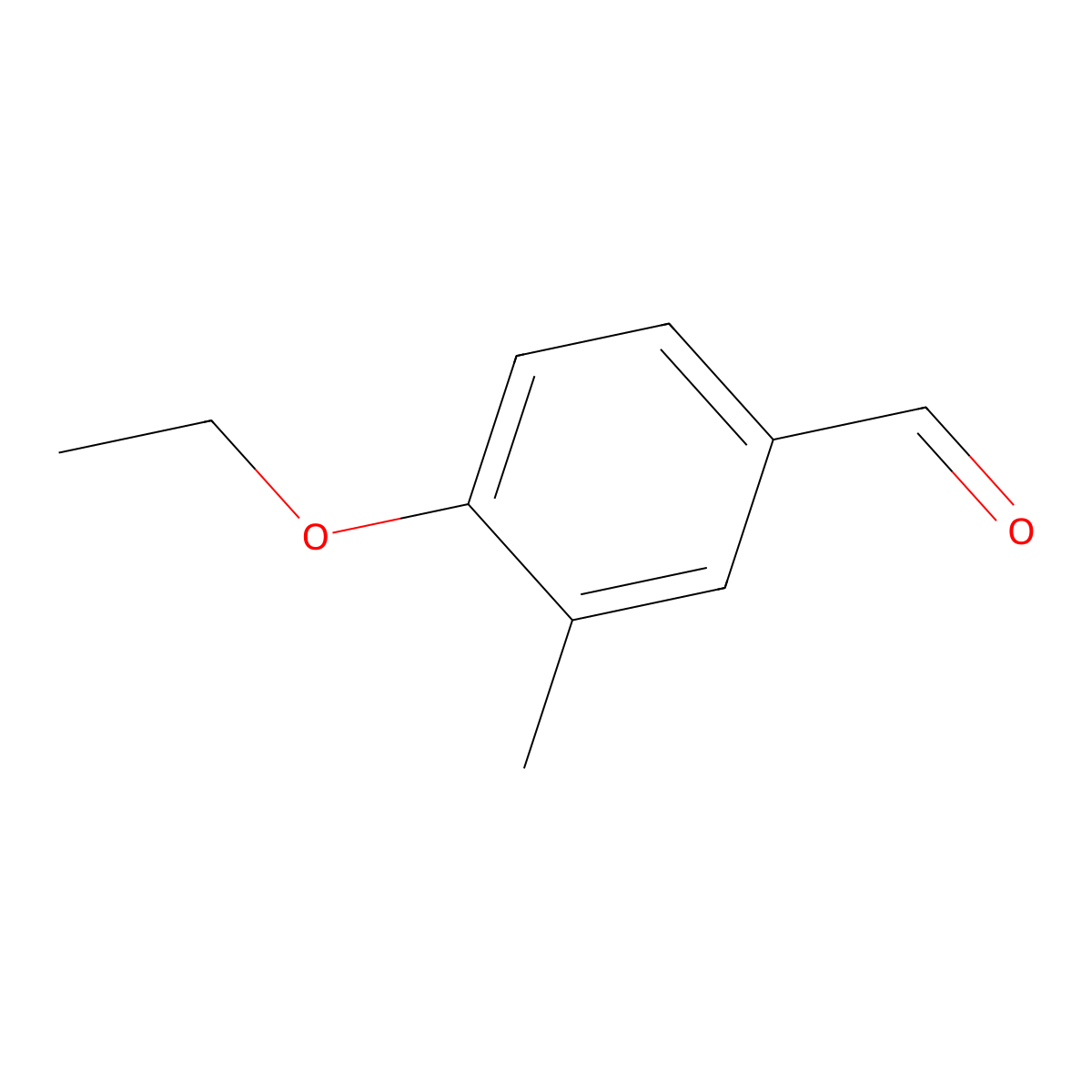 4-Ethoxy-3-methylbenzaldehyde molecular structure, CAS 56917-14-7