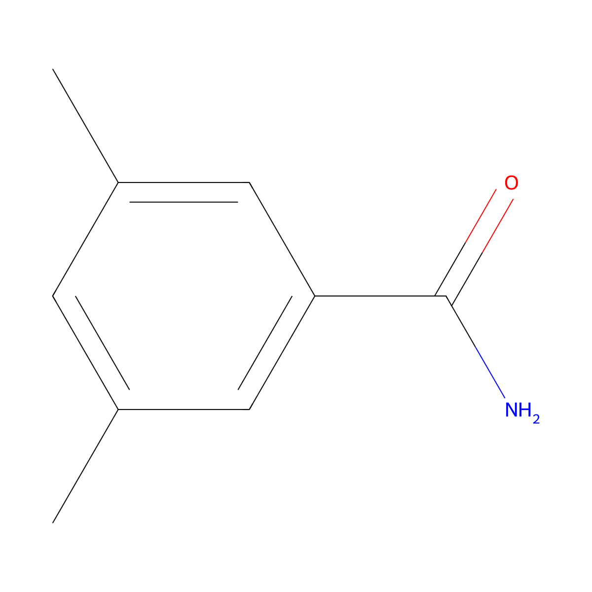3,5-Dimethylbenzamide molecular structure, CAS 5692-35-3