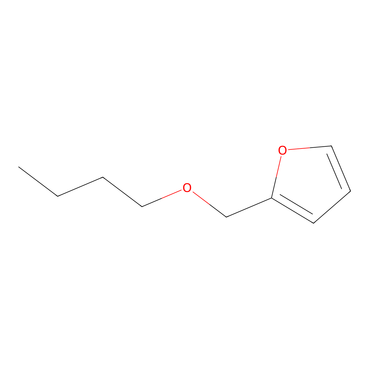 2-(Butoxymethyl)furan molecular structure, CAS 56920-82-2