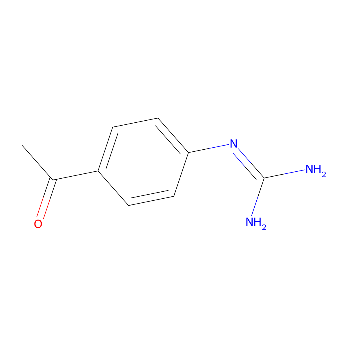 N-(4-Acetylphenyl)guanidine molecular structure, CAS 56923-83-2