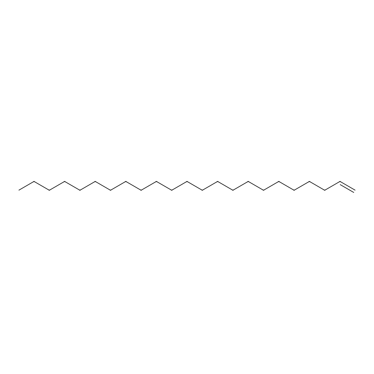 1-Tricosene molecular structure, CAS 56924-46-0