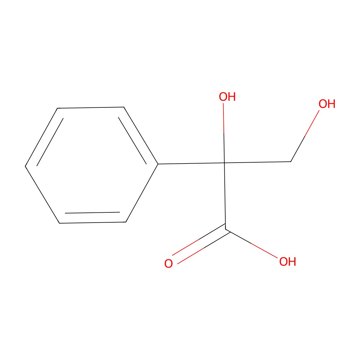 2-Phenylglyceric acid molecular structure, CAS 5693-97-0