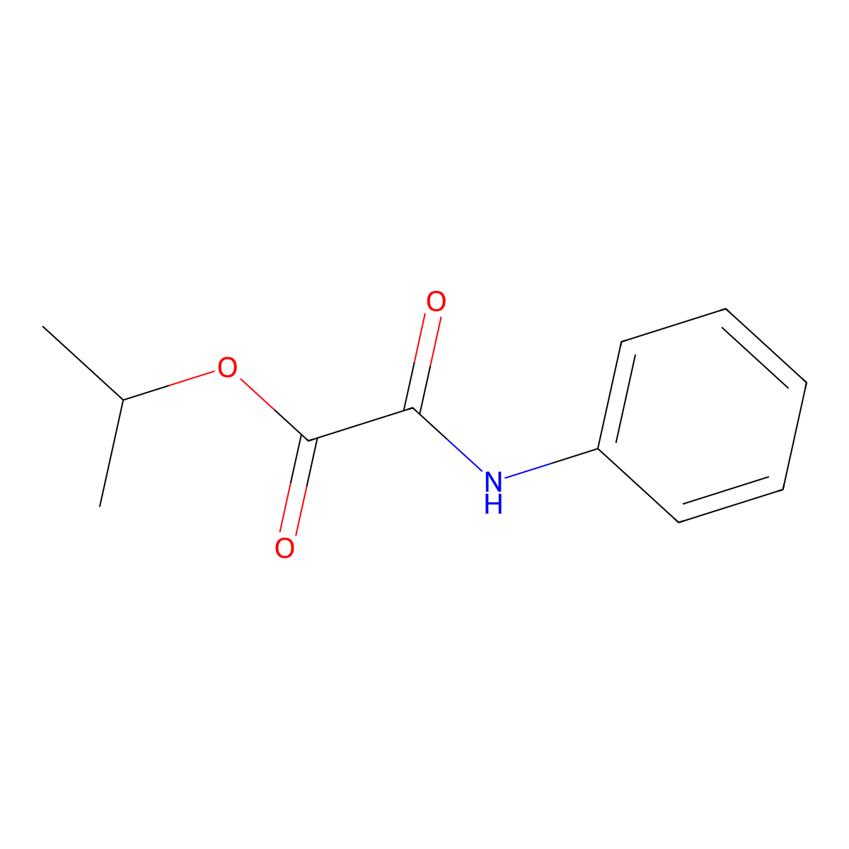Isopropyl 2-oxo-2-(phenylamino)acetate molecular structure, CAS 56934-59-9