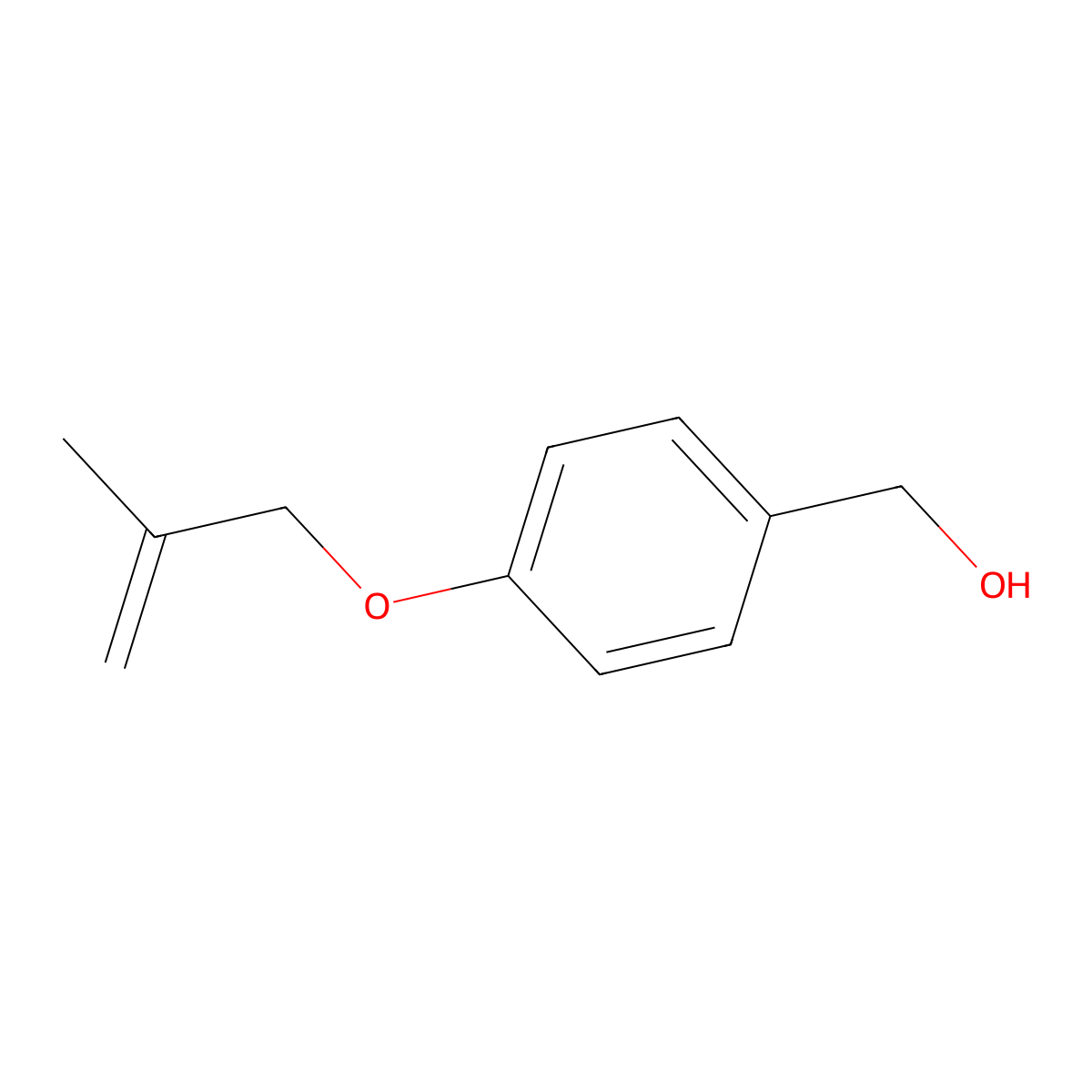 {4-[(2-Methyl-2-propen-1-YL)oxy]phenyl}methanol molecular structure, CAS 569361-03-1