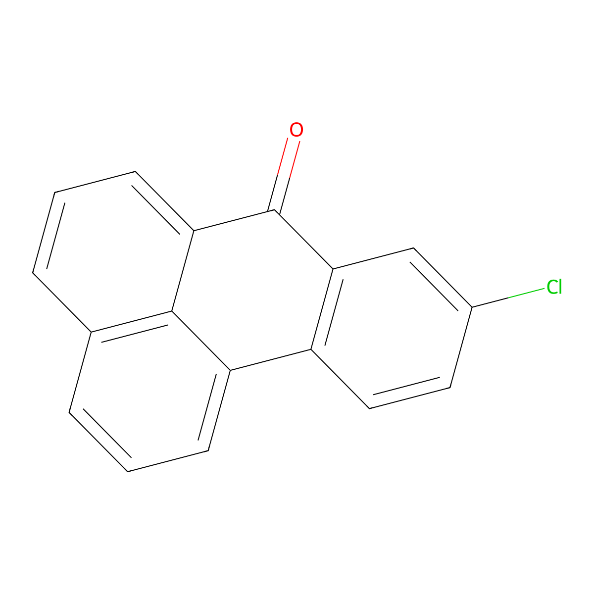 9-Chloro-7H-benzo[de]anthracen-7-one molecular structure, CAS 56943-67-0