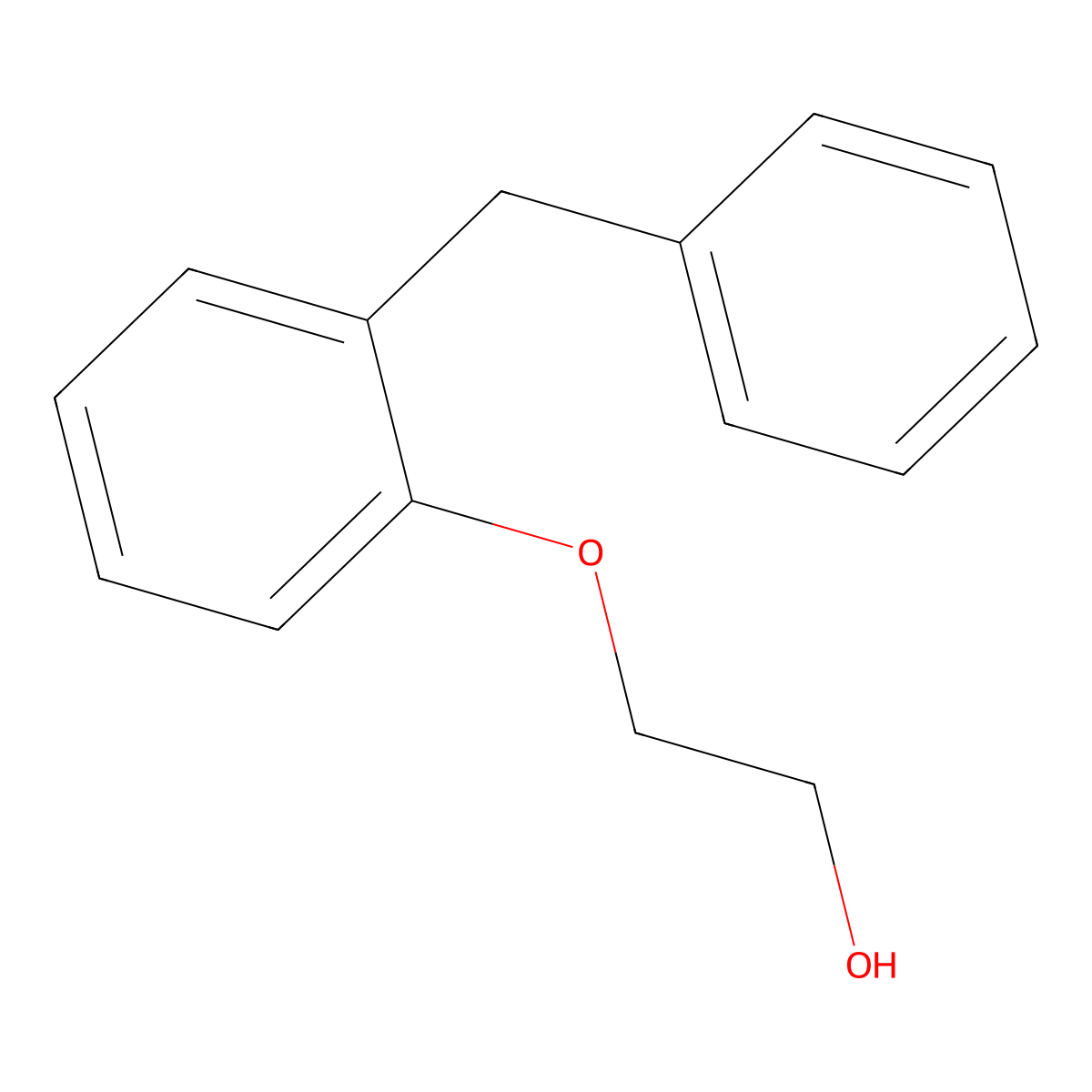 2-(2-Benzylphenoxy)ethanol molecular structure, CAS 56949-63-4
