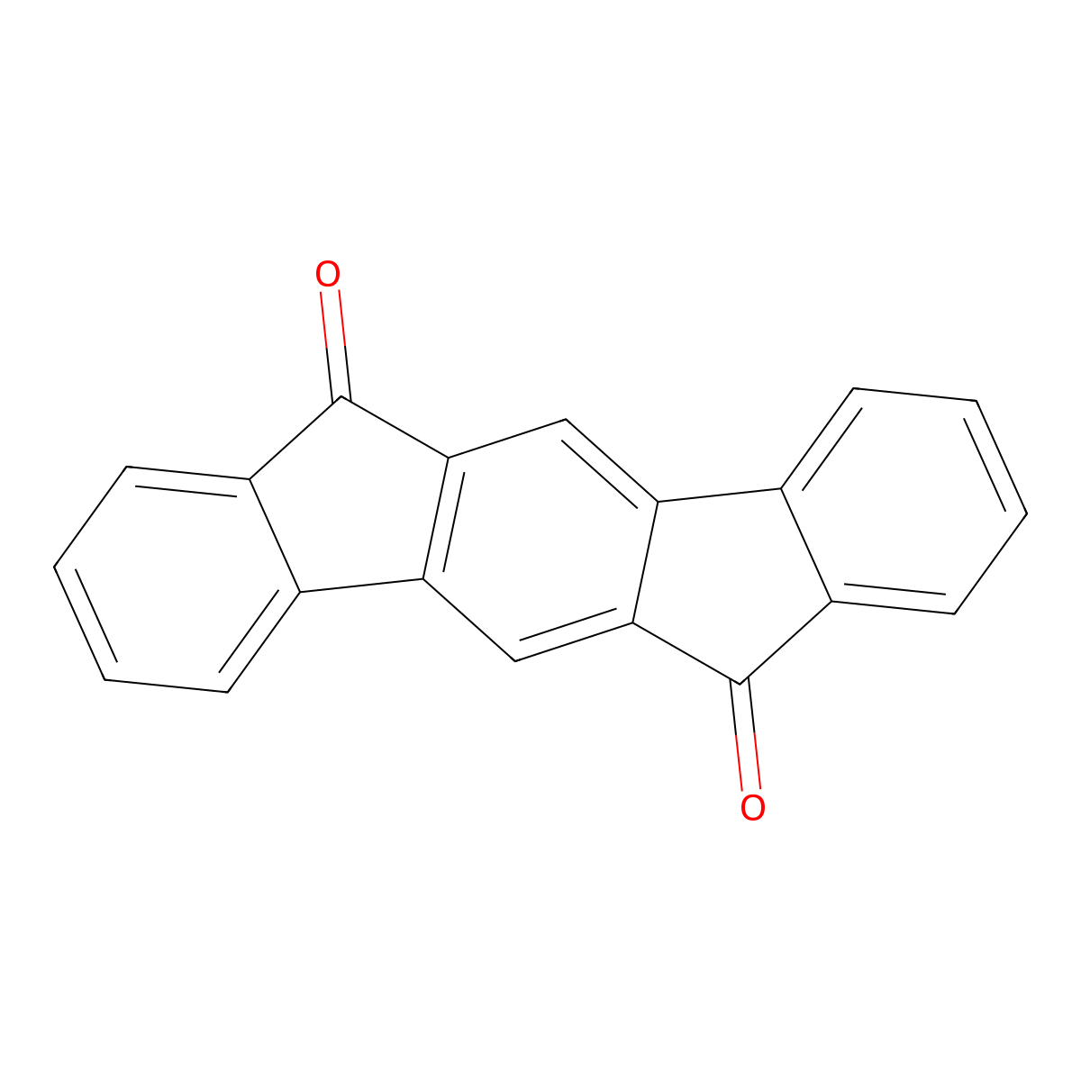 Indeno[1,2-b]fluorene-6,12-dione molecular structure, CAS 5695-13-6