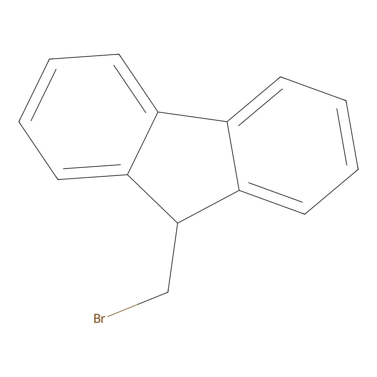 9-(Bromomethyl)-9H-fluorene molecular structure, CAS 56954-81-5