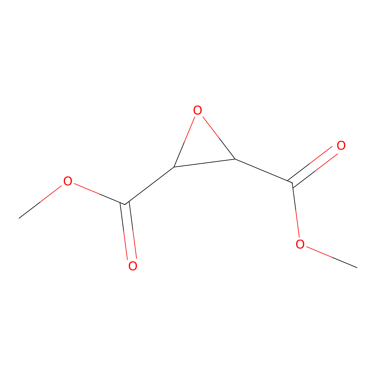 Dimethyl oxirane-2,3-dicarboxylate molecular structure, CAS 56958-97-5