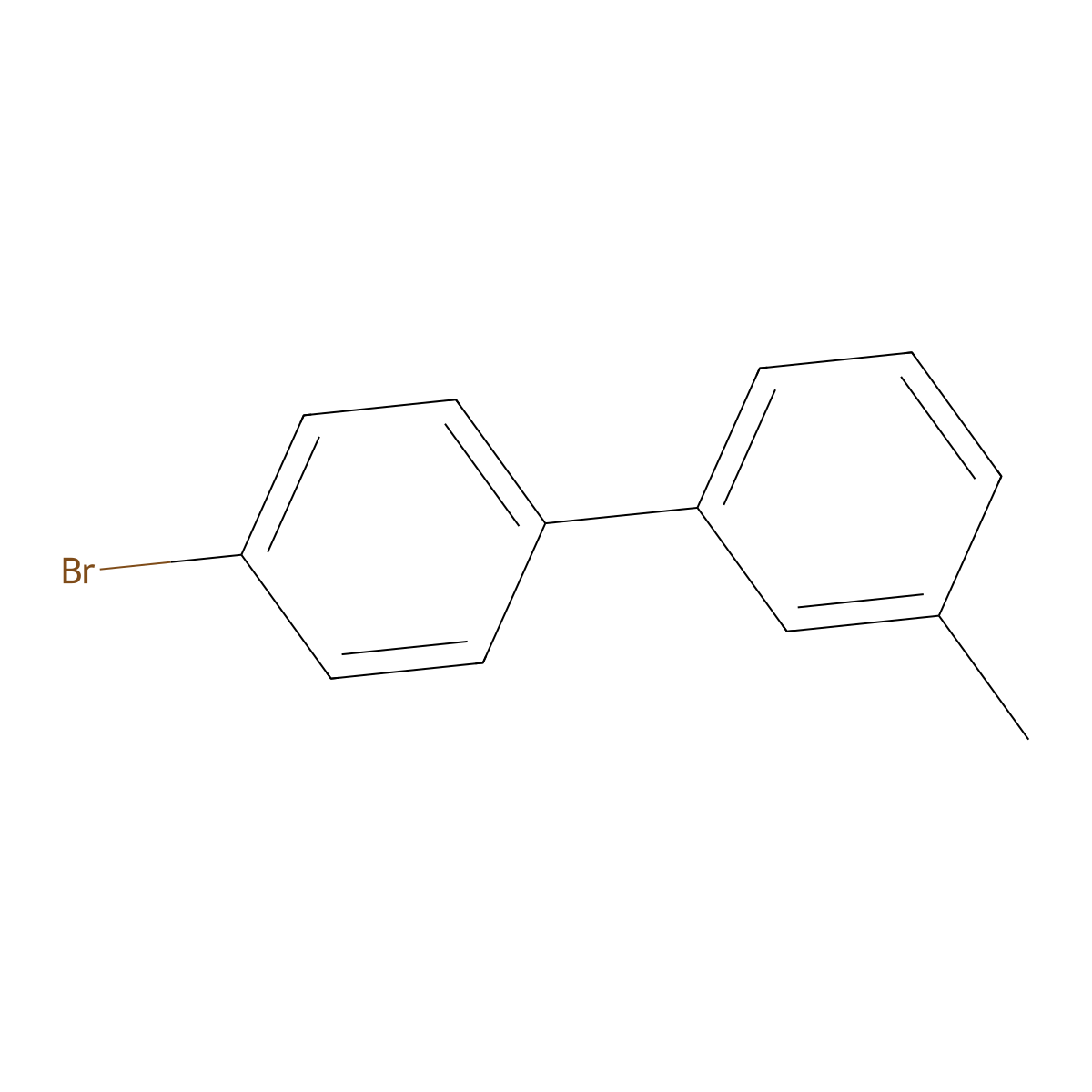 4'-Bromo-3-methylbiphenyl molecular structure, CAS 56961-07-0