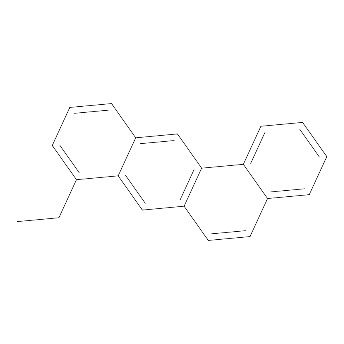 Benz(a)anthracene, 8-ethyl- molecular structure, CAS 56961-62-7