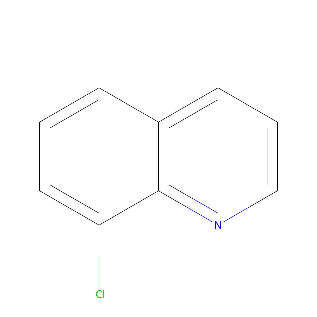 8-Chloro-5-methylquinoline molecular structure, CAS 56961-81-0