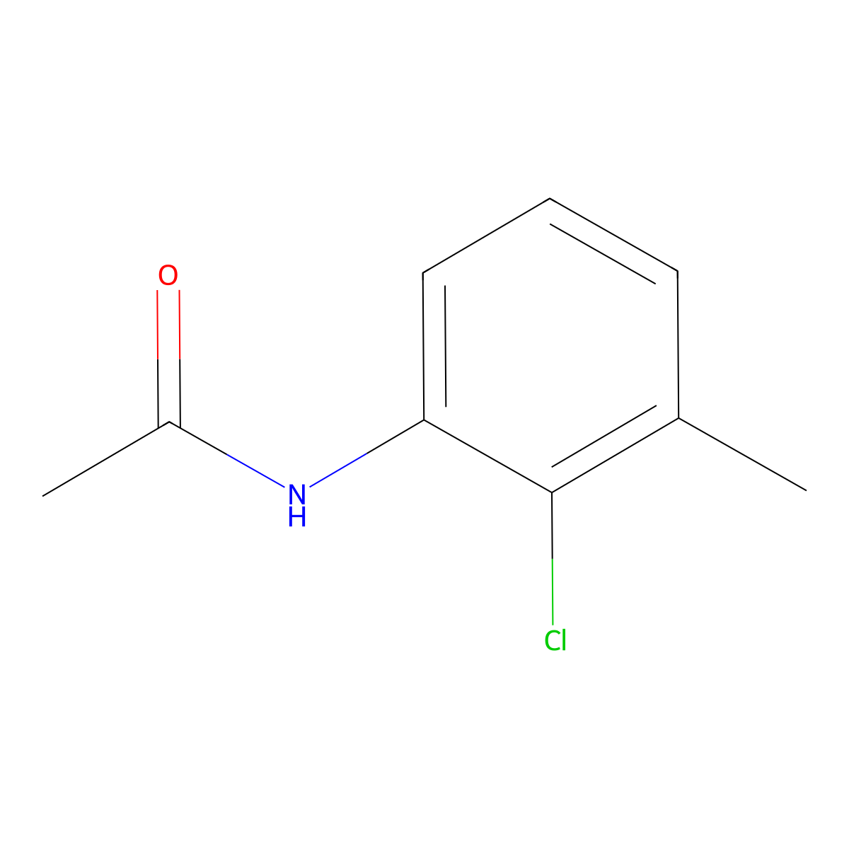 N-(2-Chloro-3-methylphenyl)acetamide molecular structure, CAS 56961-87-6