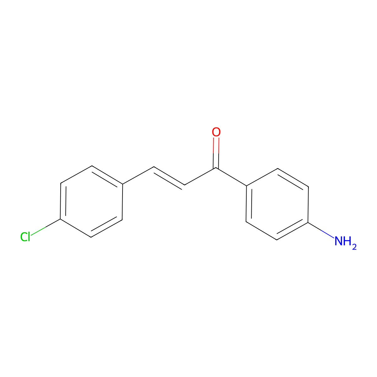 4'-Amino-4-chlorochalcone molecular structure, CAS 569646-59-9