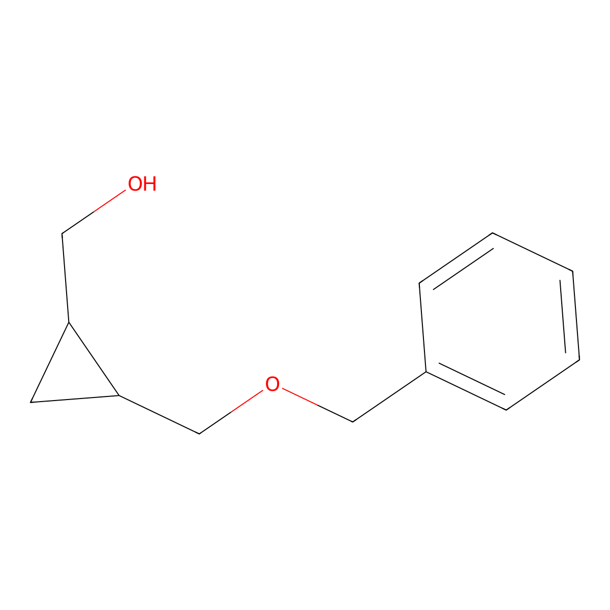 [2-(Benzyloxymethyl)cyclopropyl]methanol molecular structure, CAS 569656-50-4