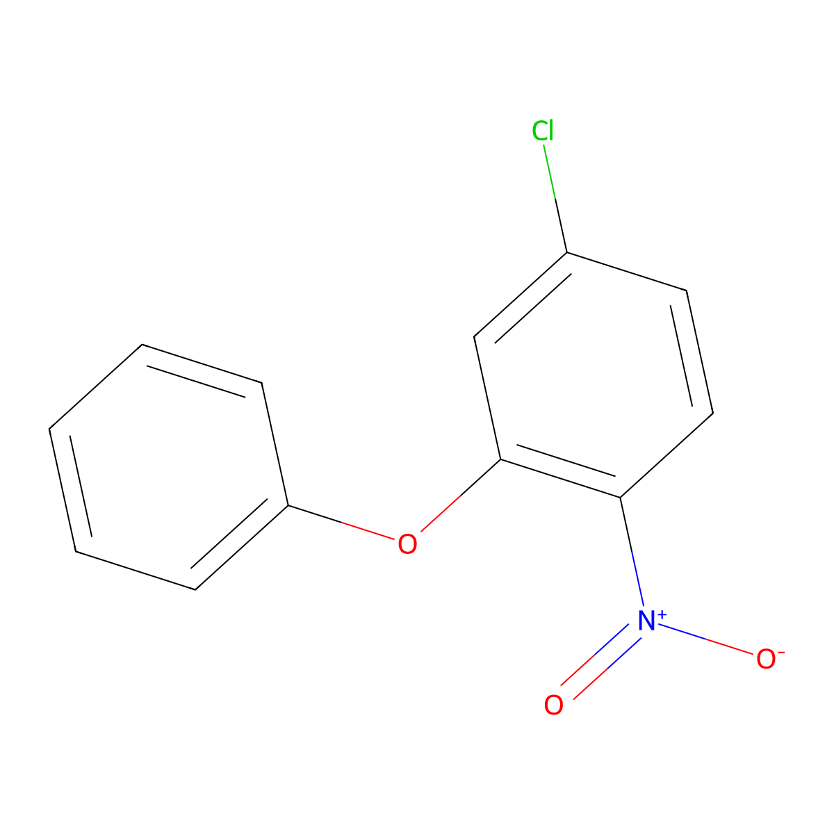 4-Chloro-1-nitro-2-phenoxybenzene molecular structure, CAS 56966-63-3