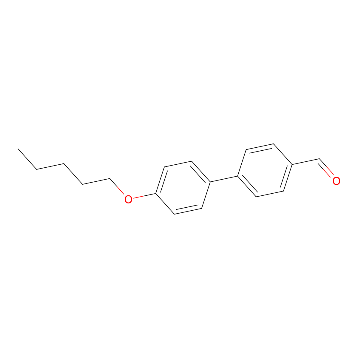 4'-(Pentyloxy)-[1,1'-biphenyl]-4-carbaldehyde molecular structure, CAS 569685-14-9