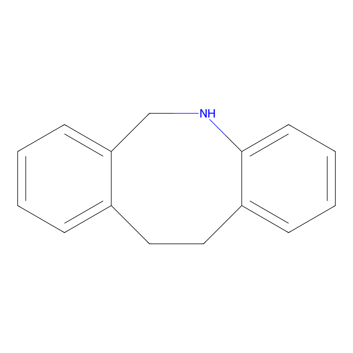 5,6,11,12-Tetrahydrodibenzo[b,f]azocine molecular structure, CAS 5697-88-1