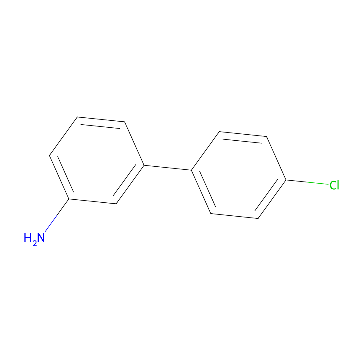 4'-Chloro-[1,1'-biphenyl]-3-amine molecular structure, CAS 56970-11-7