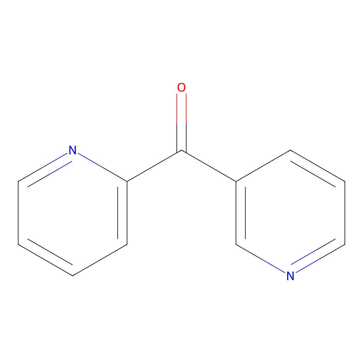 3-(Pyridine-2-carbonyl)pyridine molecular structure, CAS 56970-91-3