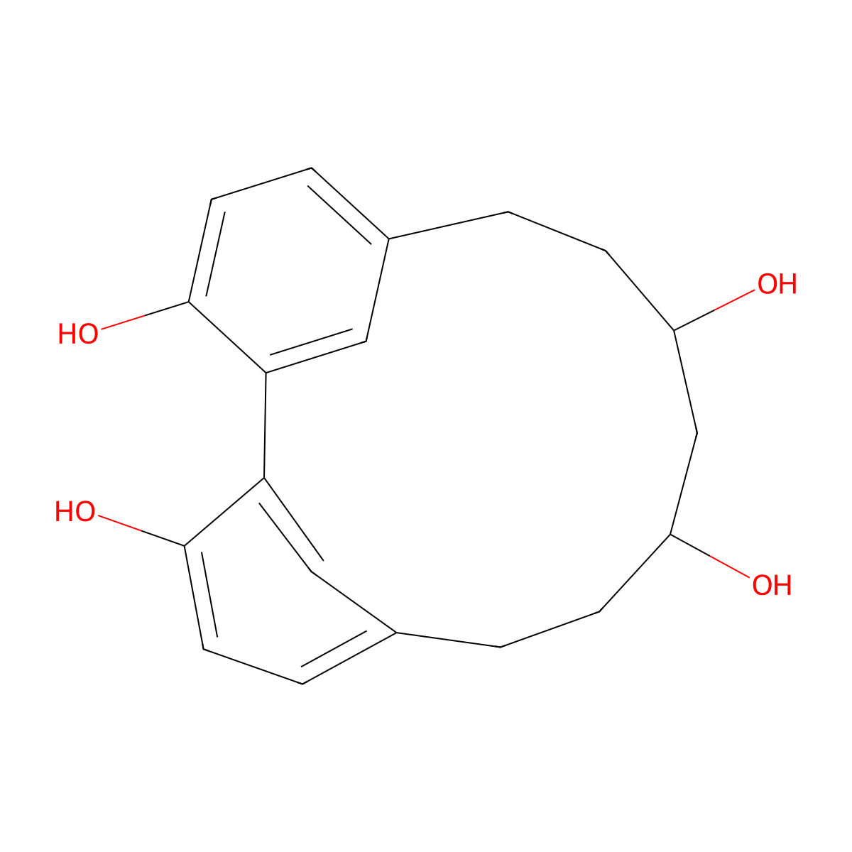 Alnusdiol molecular structure, CAS 56973-51-4